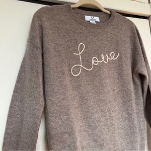 Brown Cashmere Love Sweater